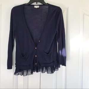 Blue Cardigan